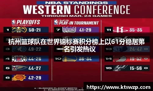 杭州篮球队在世界锦标赛积分榜上以61分稳居第一名引发热议